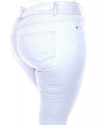 Plus Size Capri Jeans Light Blue $35.00 Jeans