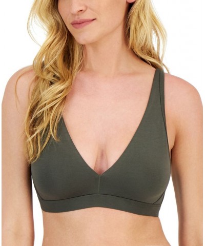 Women's Essential Unlined Bralette Olive Dusk $14.55 Bras