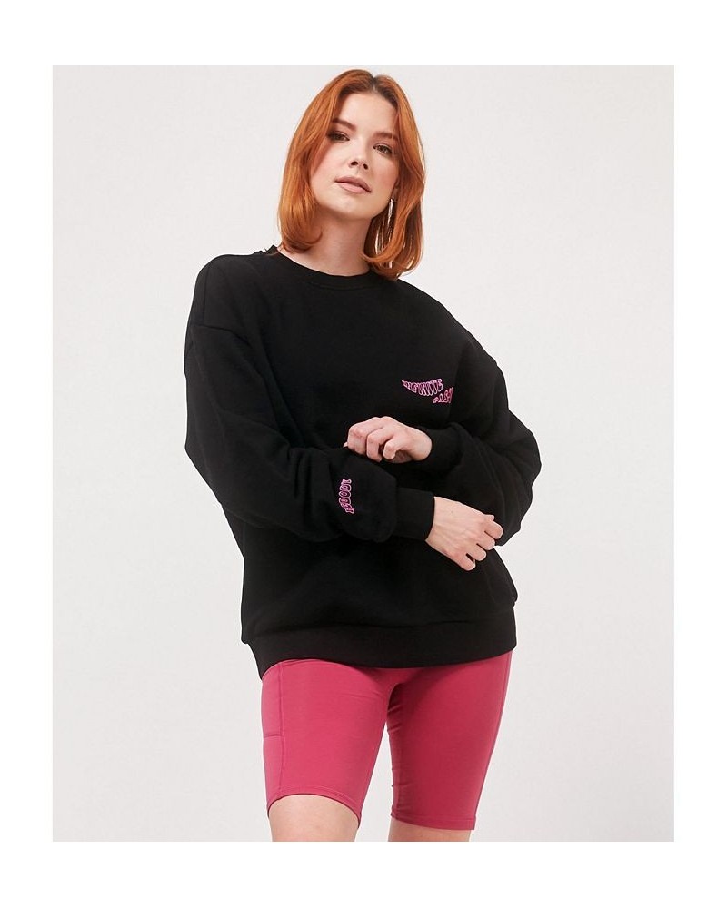 Infinite Passions FT Sweatshirt for Women Black $32.55 Sweatshirts