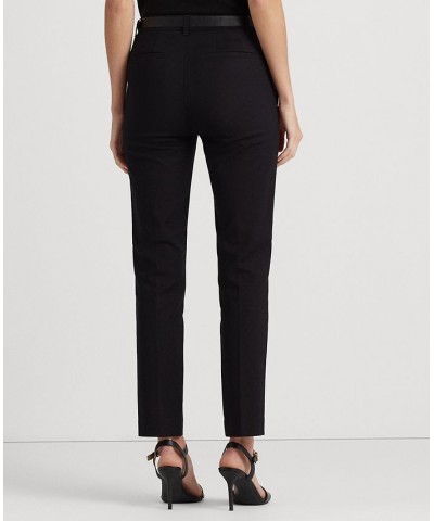 Double-Faced Stretch Cotton Pant Regular & Petite Black $74.40 Pants