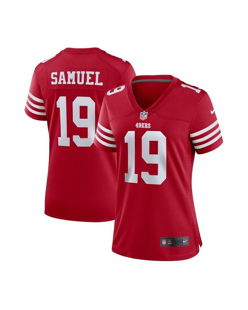 Women's Deebo Samuel Scarlet San Francisco 49ers Player Game Jersey Scarlet $67.20 Jersey