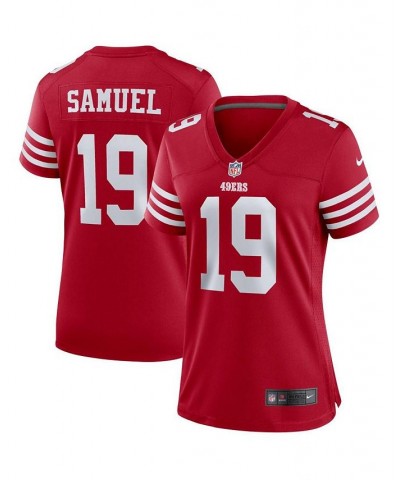 Women's Deebo Samuel Scarlet San Francisco 49ers Player Game Jersey Scarlet $67.20 Jersey