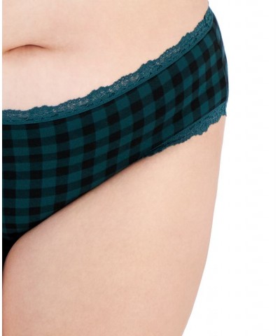 Plus Size Lace-Trim Hipster Underwear Buffalo $6.96 Panty