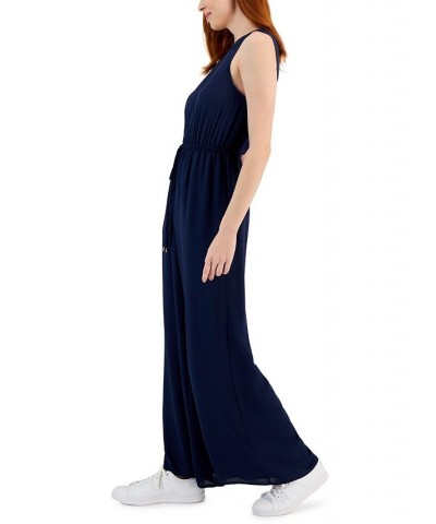 Women's Wide-Leg Jumpsuit Indigo Sea $34.15 Outfits