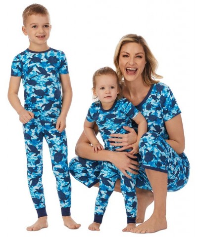 Women's Cropped 2-Pc. Mommy & Me Pajama Set Blu/novl $35.64 Sleepwear