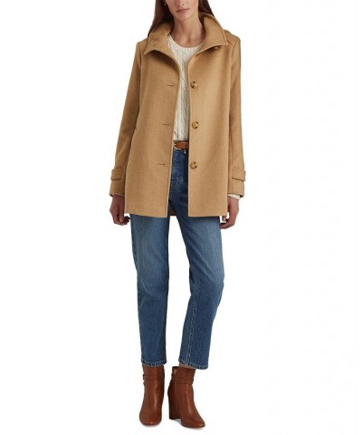 Women's Hooded Walker Coat Tan/Beige $88.20 Coats