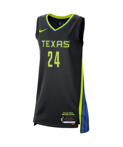 Women's Arike Ogunbowale Black Dallas Wings Rebel Edition Jersey Black $44.00 Jersey