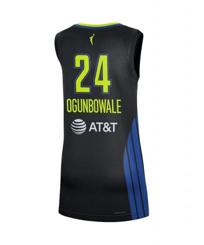 Women's Arike Ogunbowale Black Dallas Wings Rebel Edition Jersey Black $44.00 Jersey