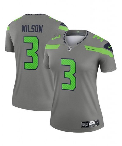 Women's Russell Wilson Gray Seattle Seahawks Inverted Legend Jersey Gray $54.99 Jersey