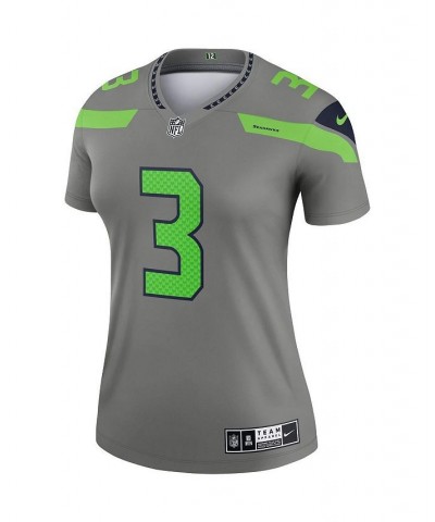 Women's Russell Wilson Gray Seattle Seahawks Inverted Legend Jersey Gray $54.99 Jersey