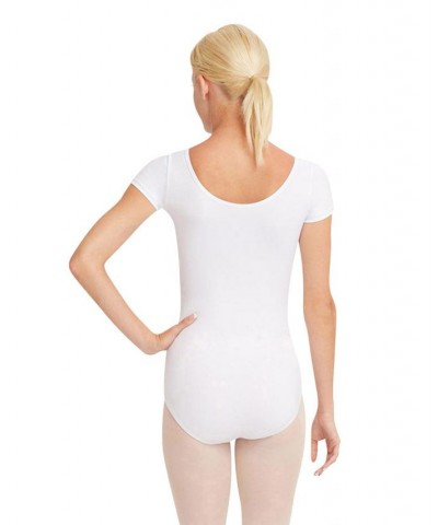 Short Sleeve Leotard White $20.70 Tops