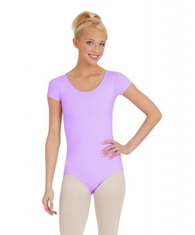 Short Sleeve Leotard White $20.70 Tops