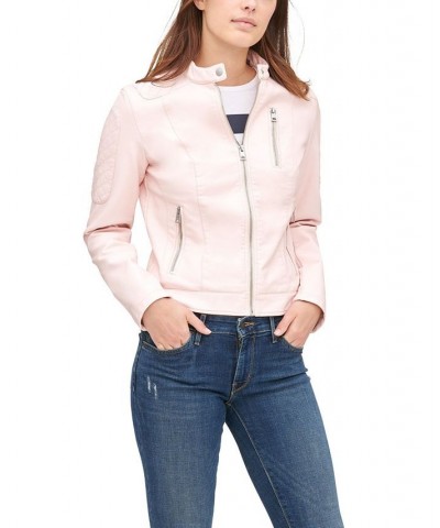 Biker Jacket Orange $34.44 Jackets