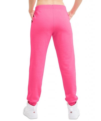 Women's Powerblend Graphic-Print Jogger Pants Pink $19.00 Pants