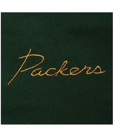 Women's Green Green Bay Packers Half-Sleeve Mock Neck T-shirt Green $23.91 Tops