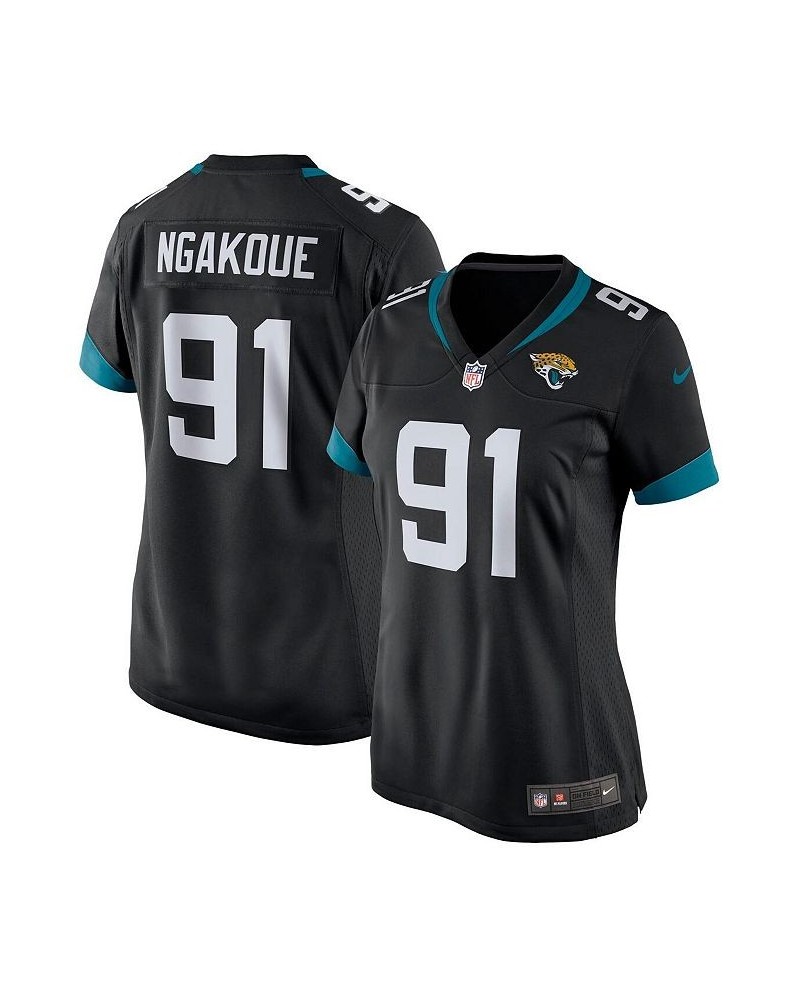 Women's Yannick Ngakoue Black Jacksonville Jaguars Game Player Jersey Black $47.30 Jersey