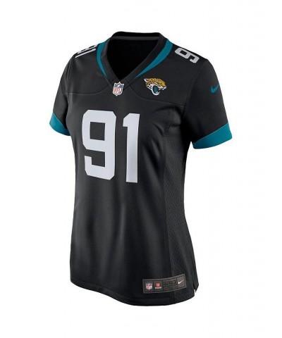 Women's Yannick Ngakoue Black Jacksonville Jaguars Game Player Jersey Black $47.30 Jersey