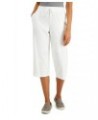 Knit Capri Pull on Pants Bright White $10.99 Pants