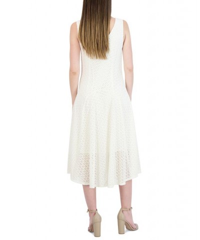 Women's Lace Cowlneck Dress White $44.50 Dresses