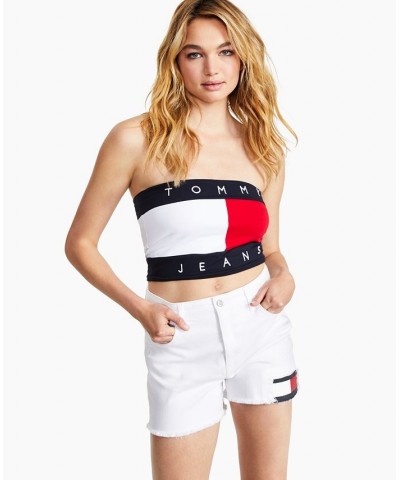 Big Flag Bandeau Top Scarlet Multi $18.04 Tops