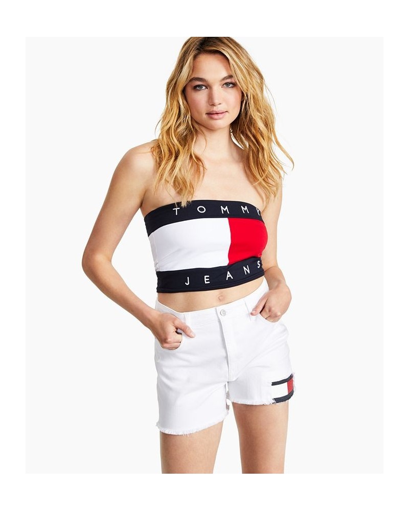 Big Flag Bandeau Top Scarlet Multi $18.04 Tops