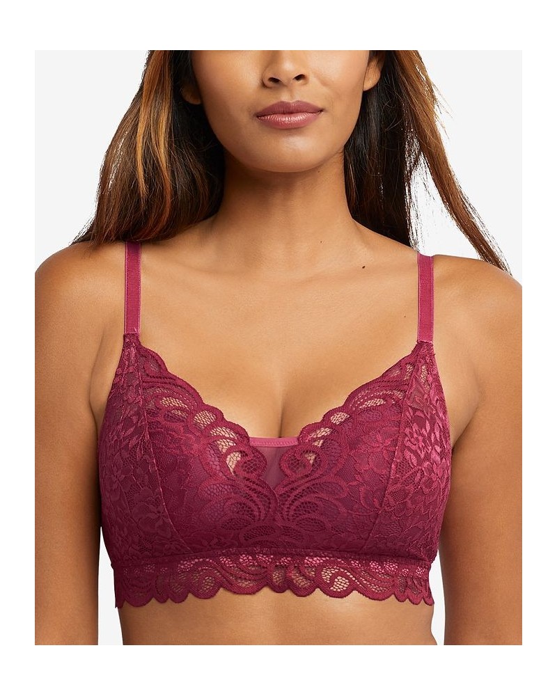 Comfort Revolution Lace Desire Shaping Wireless Bra DF6591 New Signature Berry $14.57 Bras