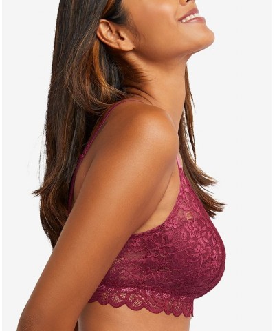 Comfort Revolution Lace Desire Shaping Wireless Bra DF6591 New Signature Berry $14.57 Bras