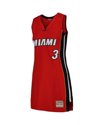 Women's Dwyane Wade Red Miami Heat 2005 Hardwood Classics Name and Number Player Jersey Dress Red $60.00 Dresses