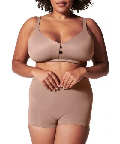 Women's EcoCare Shaping Boyshort Underwear 40049R Brown $15.64 Shapewear