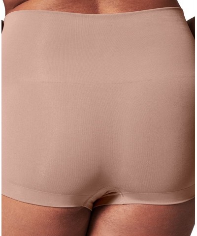 Women's EcoCare Shaping Boyshort Underwear 40049R Brown $15.64 Shapewear