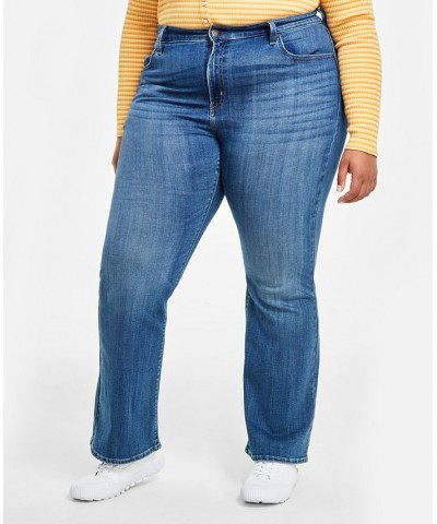 Plus Size 726 High-Rise Flare-Leg Jeans Take A Walk $29.40 Jeans