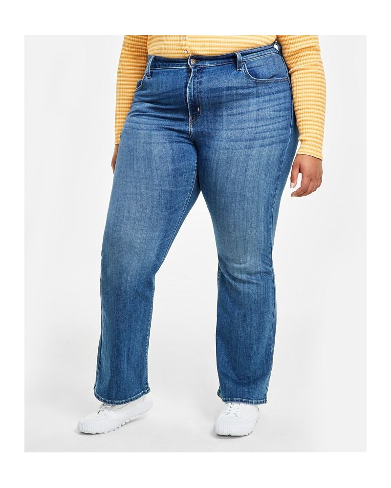 Plus Size 726 High-Rise Flare-Leg Jeans Take A Walk $29.40 Jeans