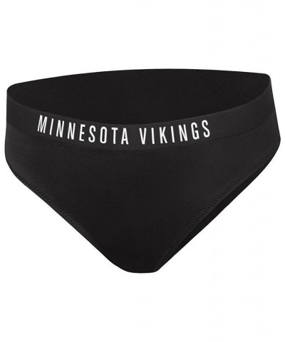 Women's Black Minnesota Vikings All-Star Bikini Bottom Black $22.39 Swimsuits