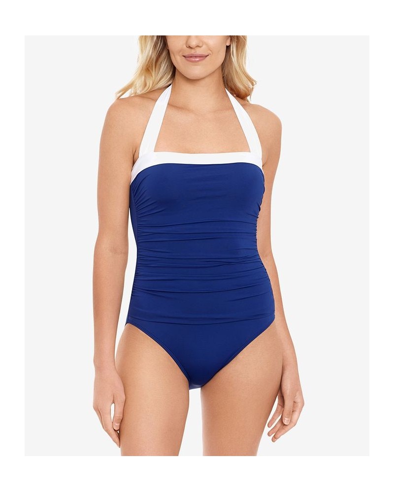 Bel Air One-Piece Swimsuit Blue $44.20 Swimsuits