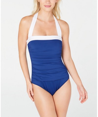 Bel Air One-Piece Swimsuit Blue $44.20 Swimsuits