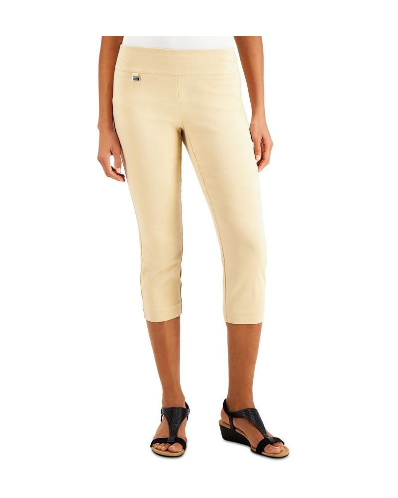 Women's Essential Pull-On Capri with Tummy-Control Modern Navy $16.80 Pants