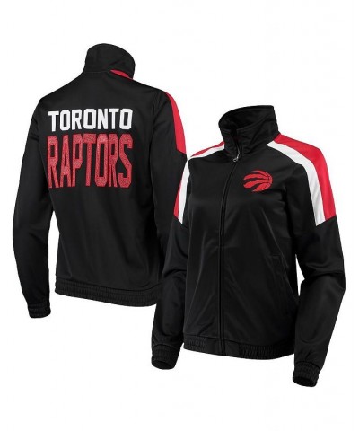 Women's Black Toronto Raptors Jump Shot Full-Zip Track Jacket Black $37.25 Jackets