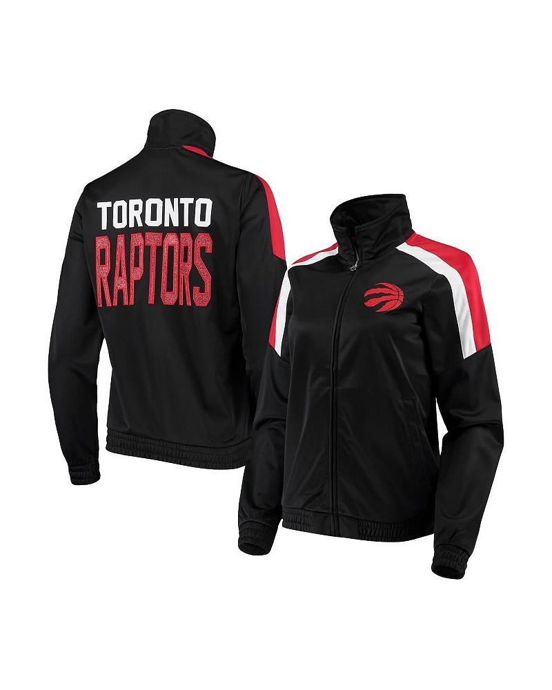 Women's Black Toronto Raptors Jump Shot Full-Zip Track Jacket Black $37.25 Jackets