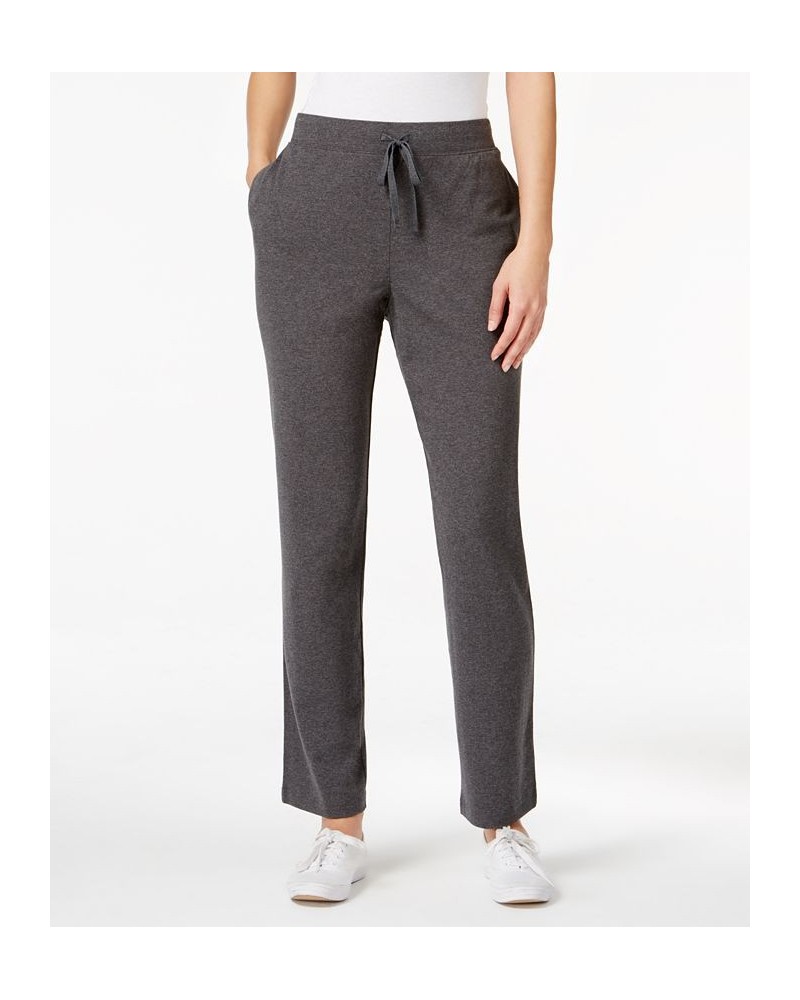 Petite Short Active Drawstring Pant Charcoal Heather $10.58 Pants