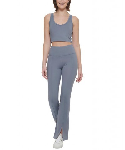 Women's High-Waist Vented Flared Leggings Multi $22.82 Pants