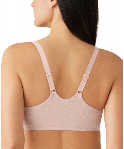 Women's Back Appeal Front Close Contour T-Shirt Bra 853403 Pink $44.52 Bras