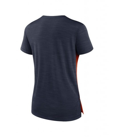 Women's Orange Navy Chicago Bears Impact Exceed Performance Notch Neck T-shirt Orange, Navy $26.09 Tops