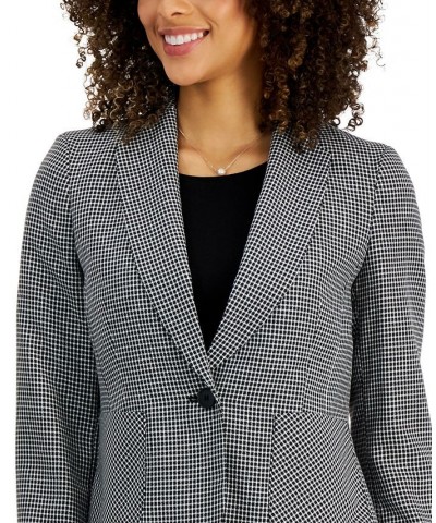 Women's Slim-Leg Pantsuit Regular & Petite Sizes Black/white $42.90 Suits