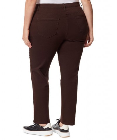 Women's Plus Amanda Average Length Jean Coffee Roast $18.23 Jeans