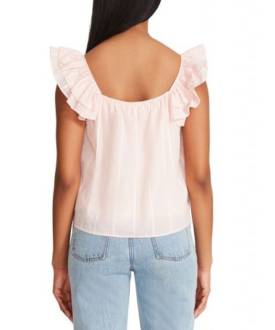 Women's Head Over Heels Cotton Top Pink $16.51 Tops