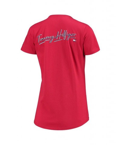 Women's Red Tampa Bay Buccaneers Riley V-Neck T-shirt Red $19.11 Tops