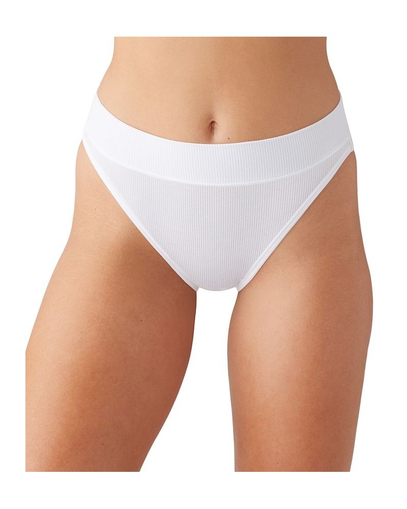 Women's Balancing Act High-Cut Brief Underwear 871349 White $16.24 Panty