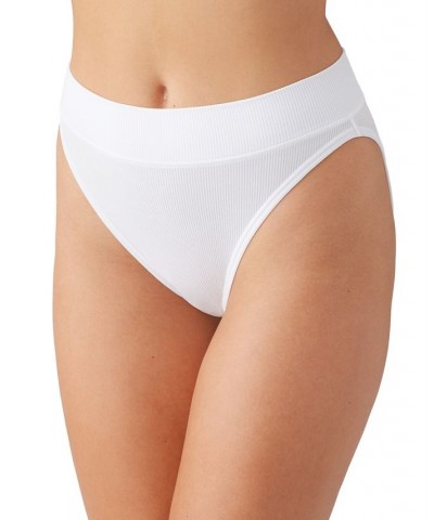 Women's Balancing Act High-Cut Brief Underwear 871349 White $16.24 Panty