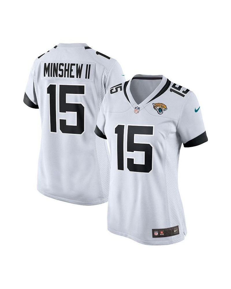 Women's Gardner Minshew Ii White Jacksonville Jaguars Game Jersey White $53.30 Jersey