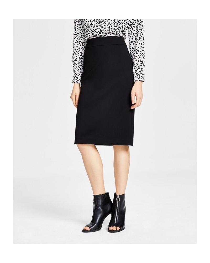 Women's Pull-On Pencil Skirt Black $26.45 Skirts